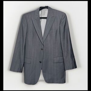 Hugo Boss Gray Herringbone Wool Blazer 38R Tailored by Nordstrom